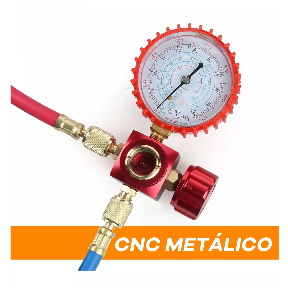 Manómetro Refrigeración Manifold R134 R404 R22 R410