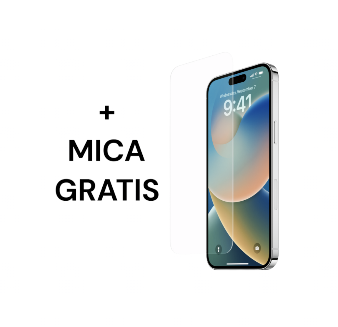Funda Acrigel Transparente con Esquinas Reforzadas más Mica de Cristal Gratis para iPhone 15 Pro Max.