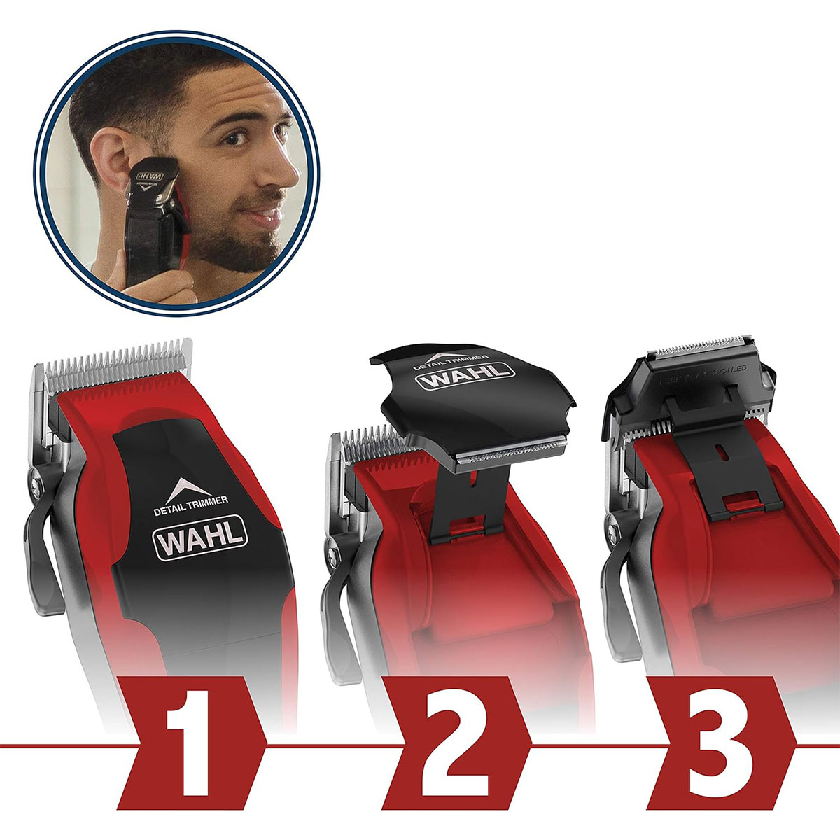 Recortadora y Cortadora 2 en 1 Clip N Trim 20pz Wahl