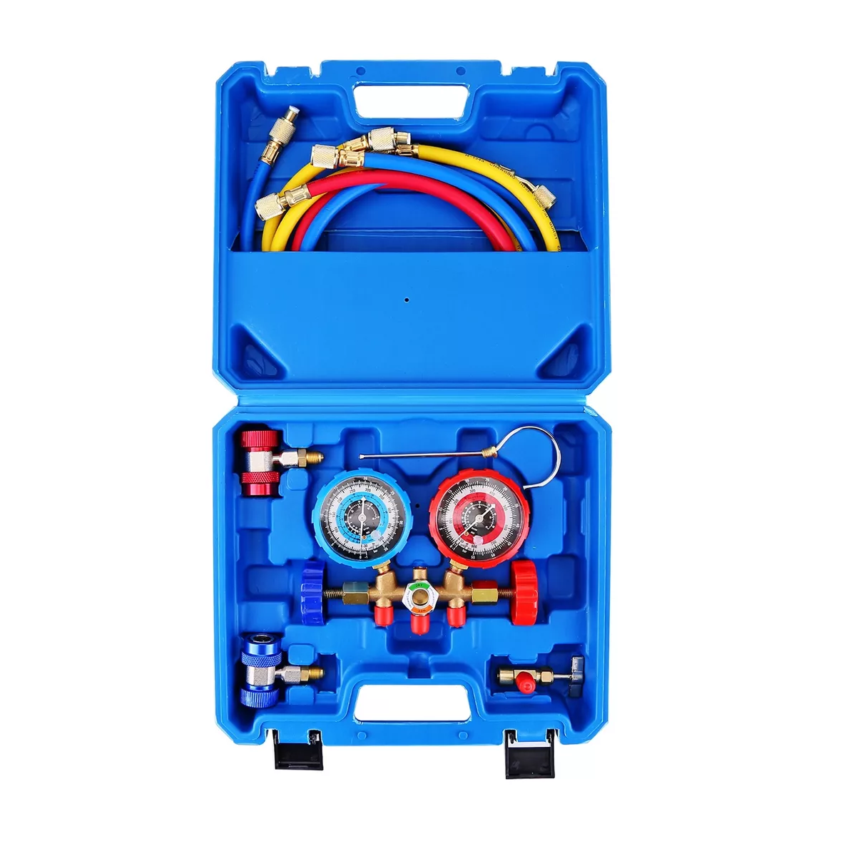 Juego Manómetros 3 Vías J Ca Para Refrigeranter410 R22 R134a R