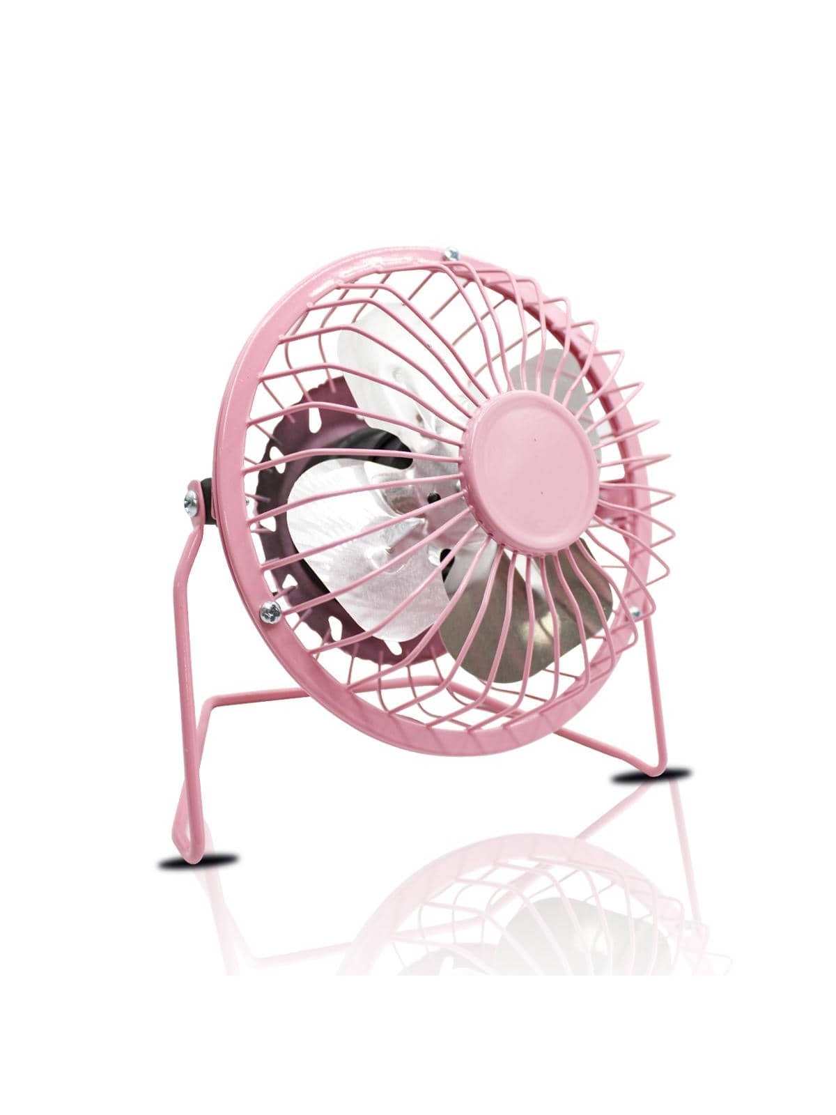 Trio Ventilador Portatil Mini Usb Escritorio Metal Fs04