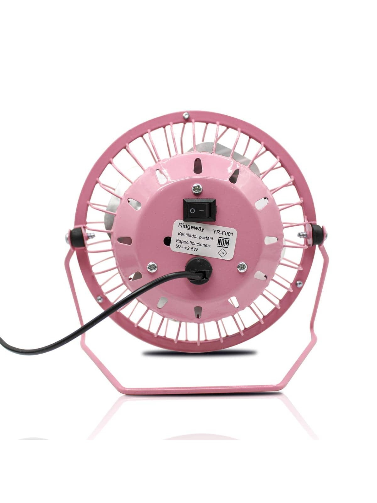 Trio Ventilador Portatil Mini Usb Escritorio Metal Fs04