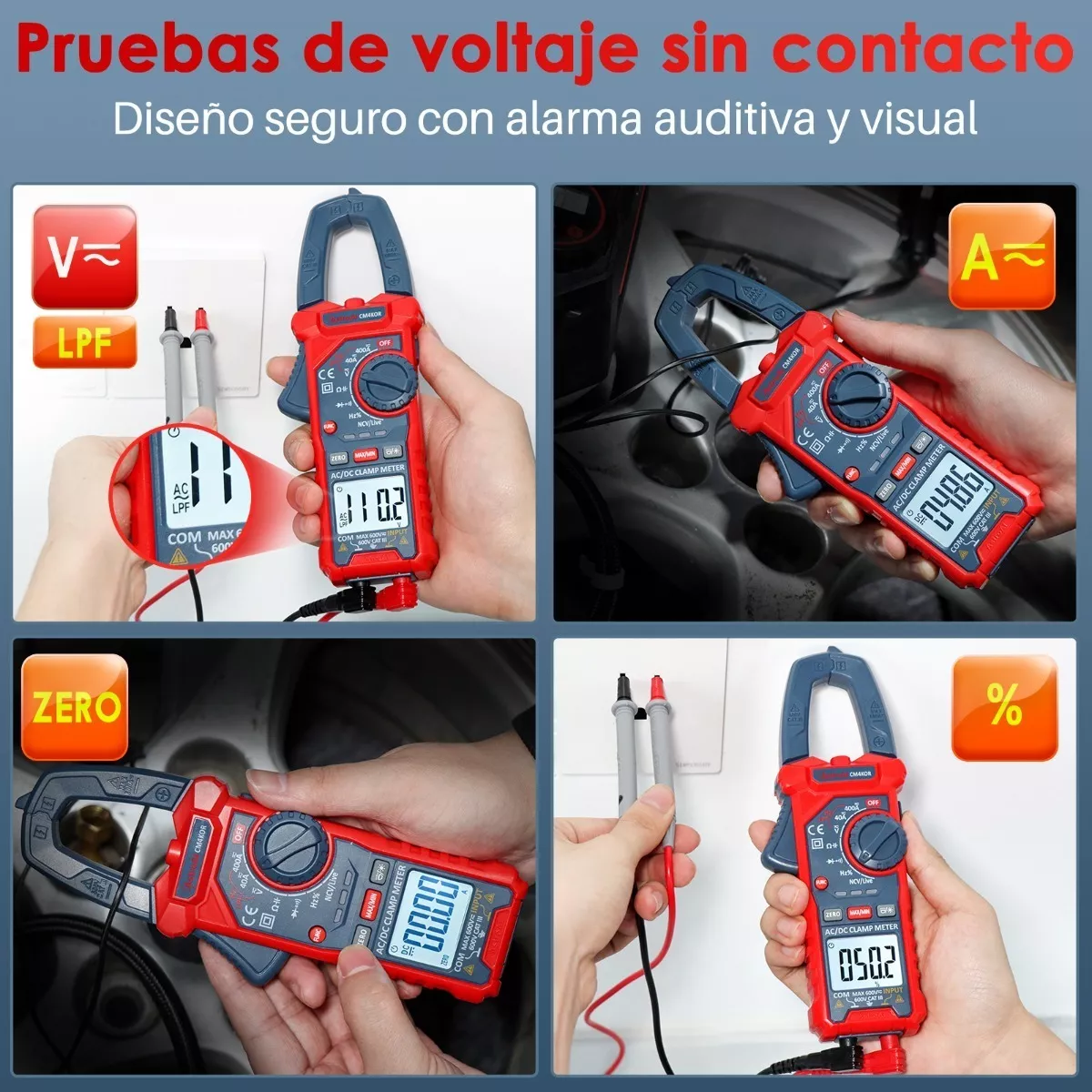 Multímetro De Pinza Amperimétrica Digital