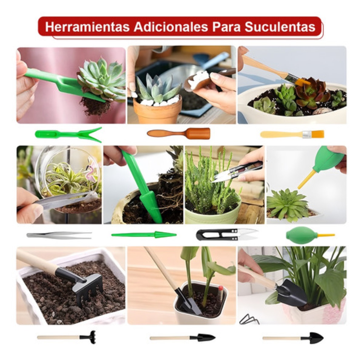 Kit De Jardineria Herramientas Juego Jardin Plantar 82pcs