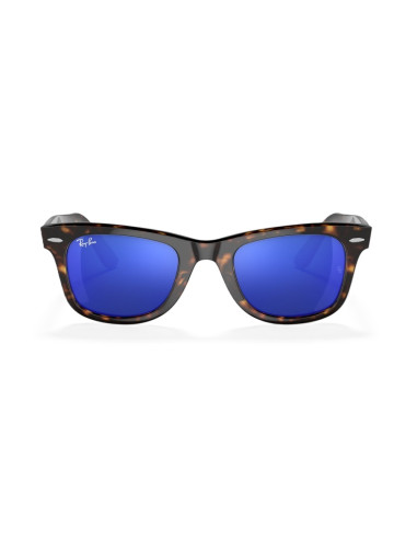 Lentes de sol Ray Ban Rb2140 902 17 Wayfarer Carey Azul Espejo Original