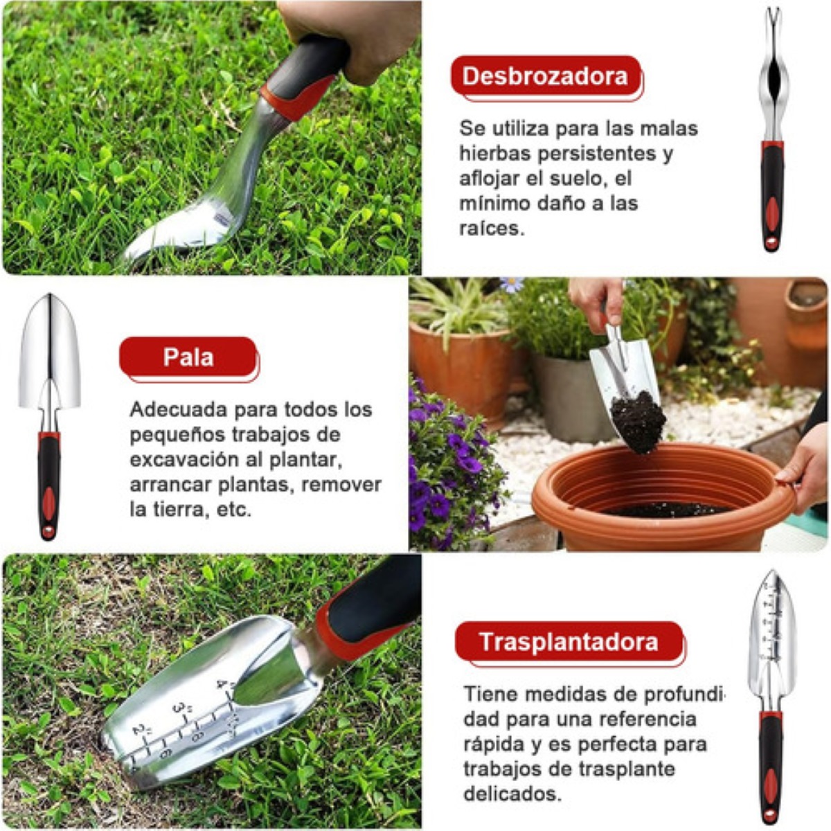 Kit De Jardineria Herramientas Juego Jardin Plantar 82pcs