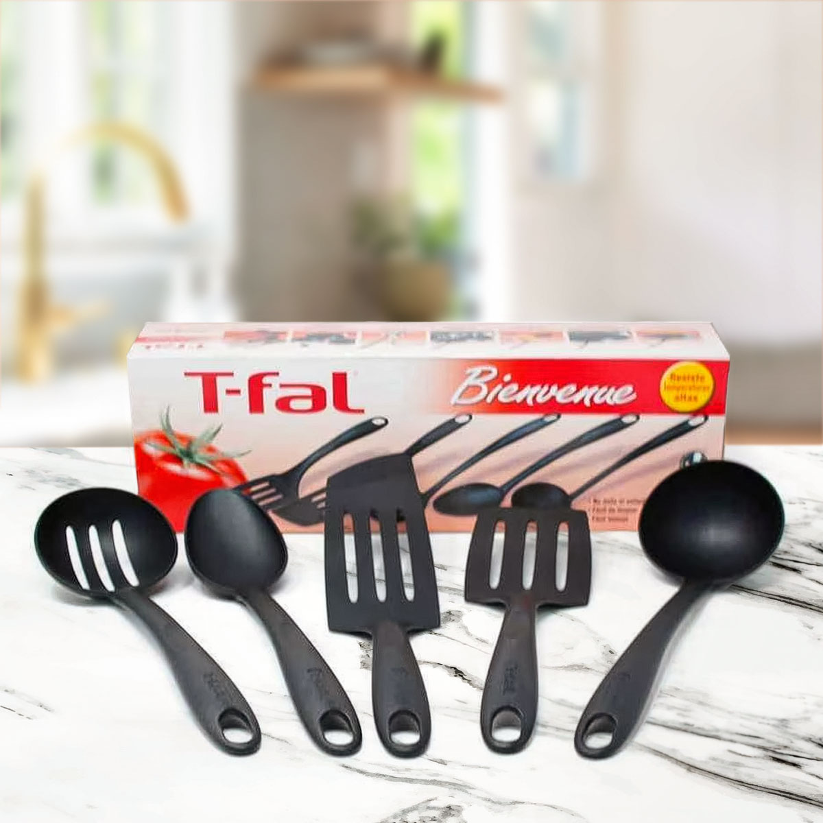 Juego De Utensilios 5 Pz Resistentes Bienvenue T-fal