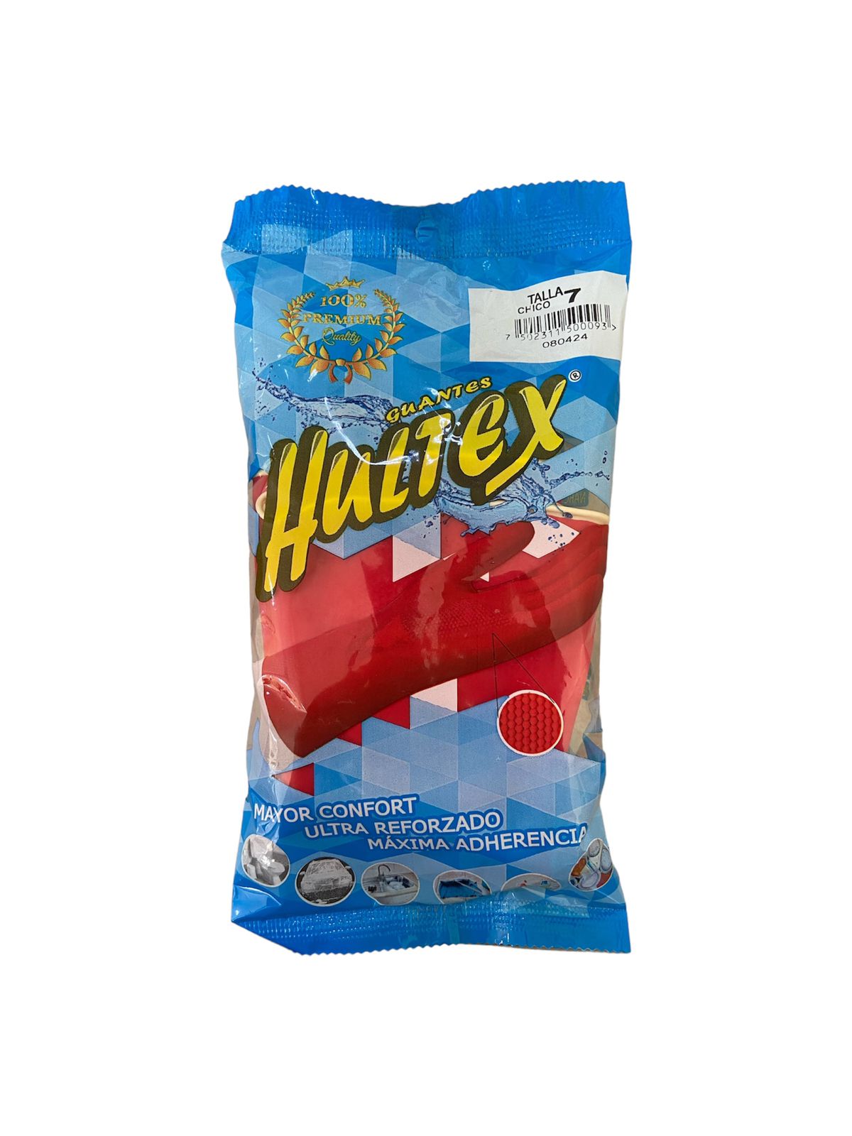 Guantes De Hule Hultex Numero 7 Caja 12 Pz