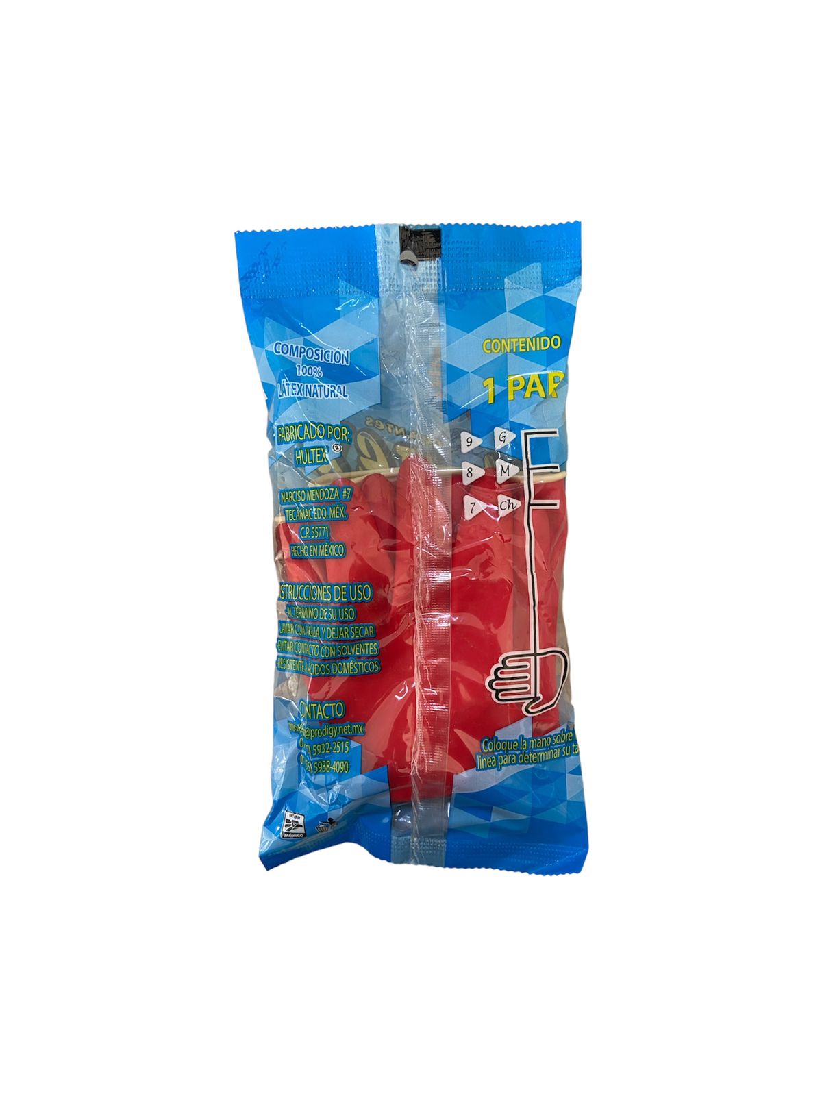 Guantes De Hule Hultex Numero 7 Caja 12 Pz