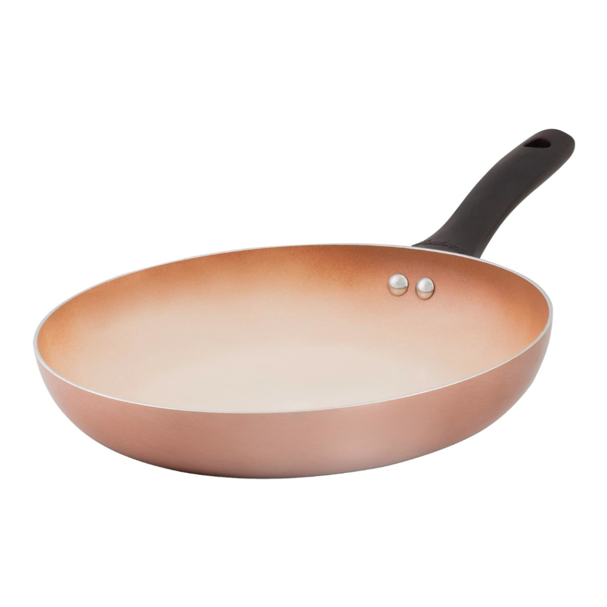 2 sartenes HUDSON Aluminio 24/26cm color cobre antihaderente.