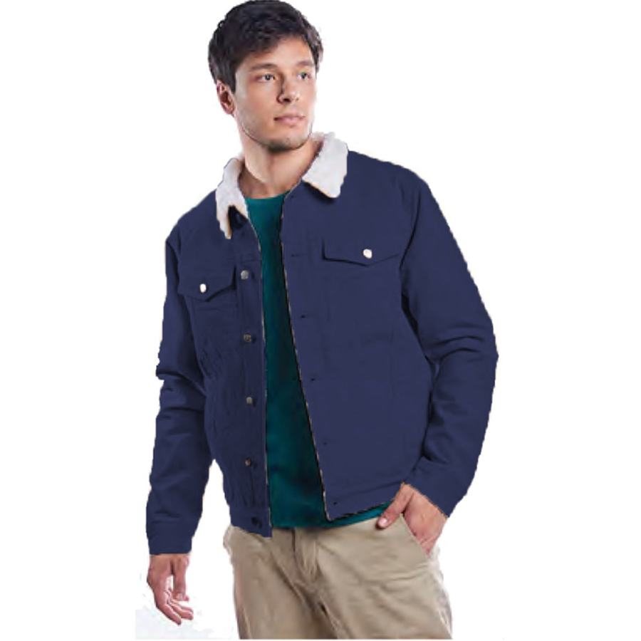 Chamarra de Pana con Borrega Polo Retro.