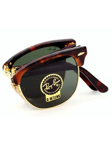 Lentes de sol Ray Ban Rb2176 990 Clubmaster Folding Carey Negro G-15 original