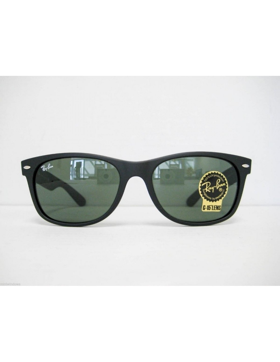 Lentes de sol Ray Ban Rb2132 622 New Wayfarer Negro Mate G15 Original Icon
