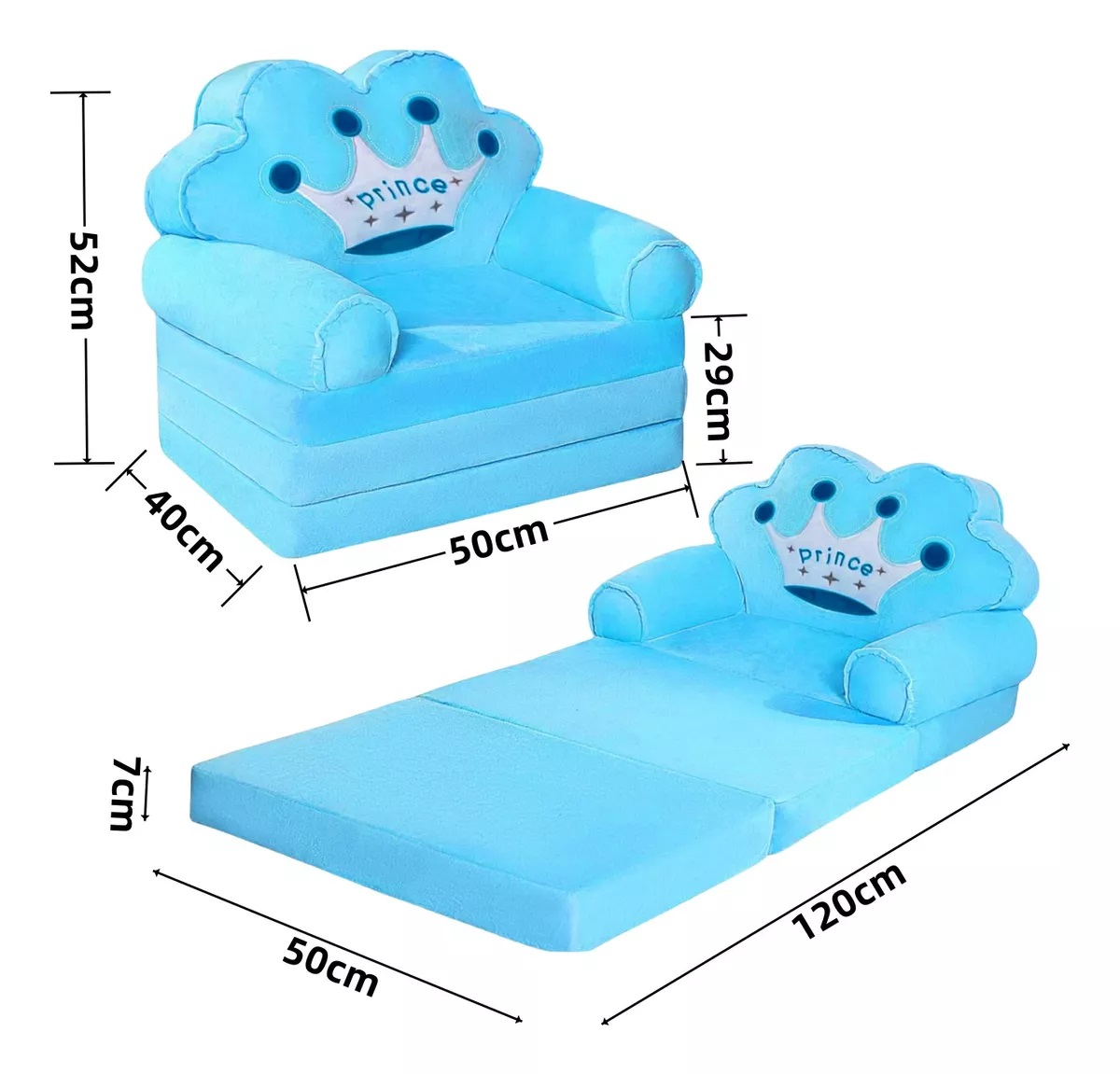 Sillon infantil convertible a cama sofa cama