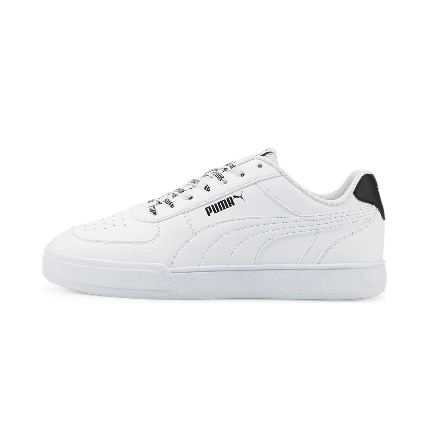 Tenis Puma Caven Logomania 383857 Color Blanco Diseño Unisex.