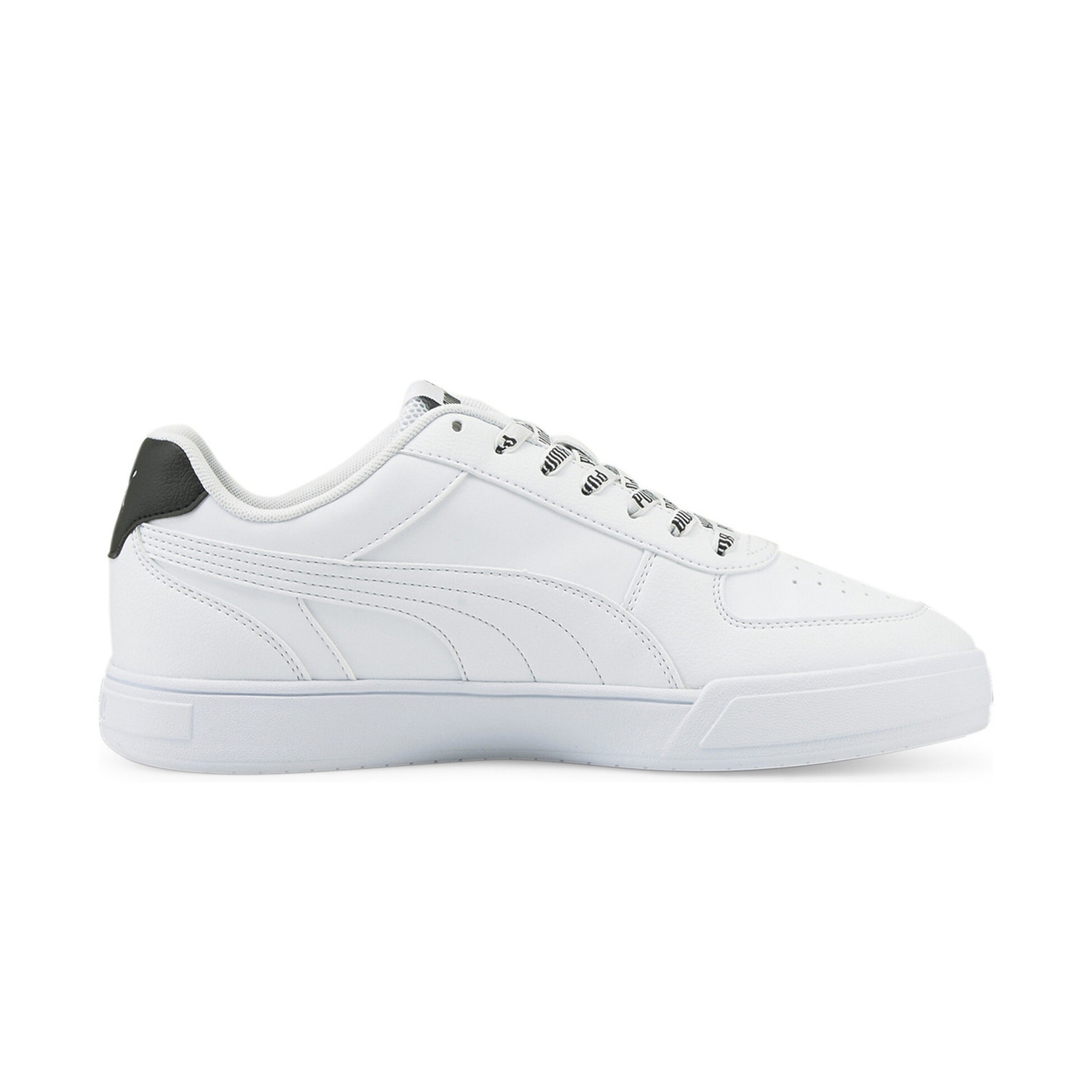 Tenis Puma Caven Logomania 383857 Color Blanco Diseño Unisex.