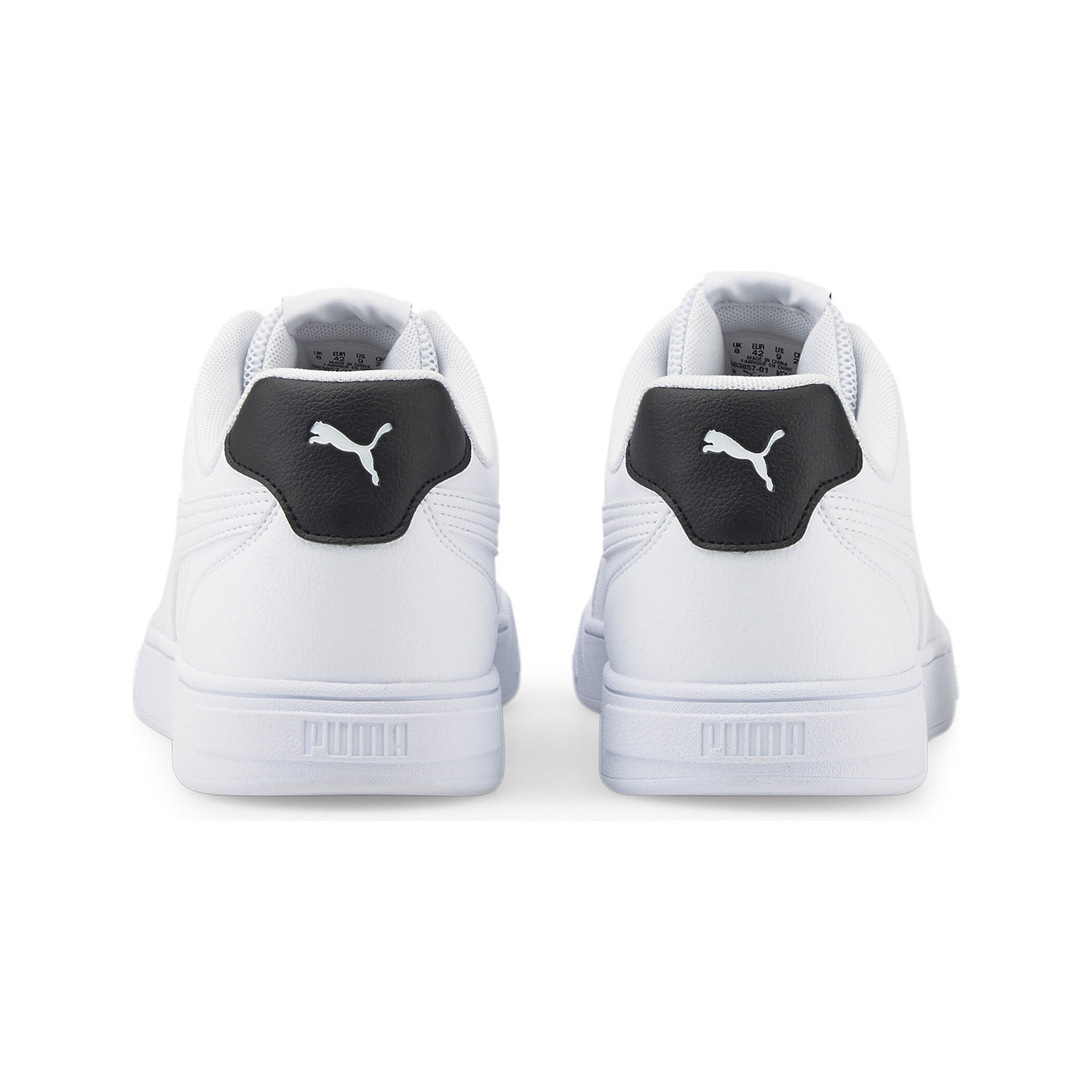 Tenis Puma Caven Logomania 383857 Color Blanco Diseño Unisex.