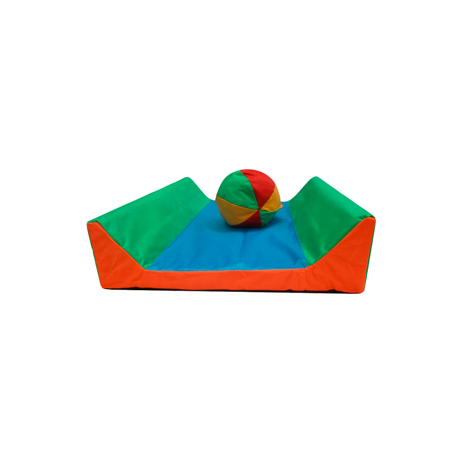 Porta Bebe Cambiador Con Rodillo Y Pelota De Vinil Estimulación Temprana Multicolor 