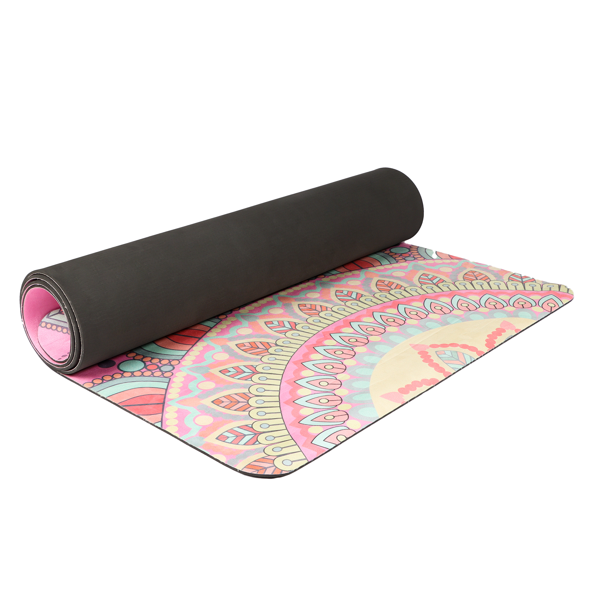 Tapete Yoga Mat Estampado Suede Antideslizante Calidad Pro