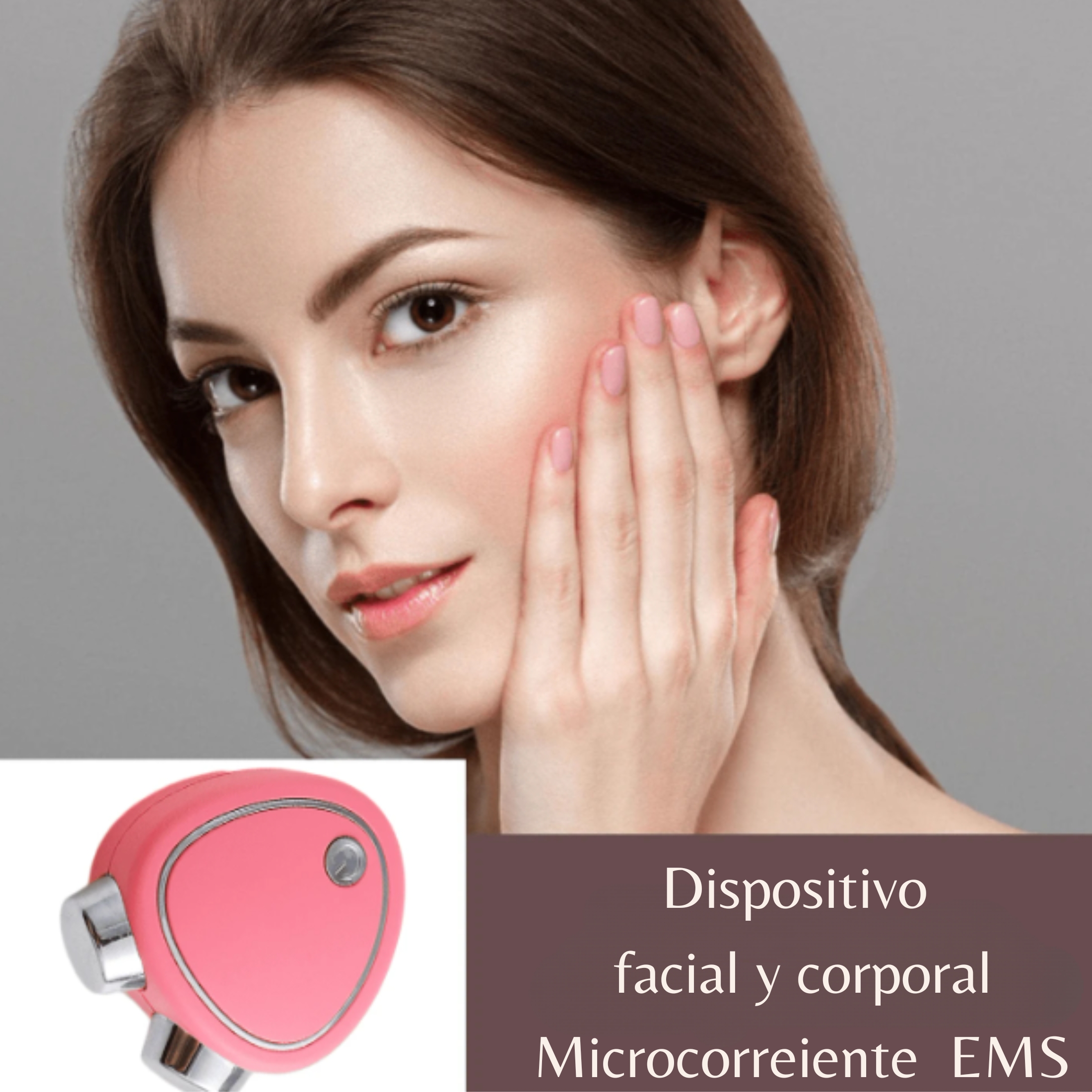 Kit Mini Microcorriente Facial Y Corporal con gel facial, corporal y suero intensive protecto professional