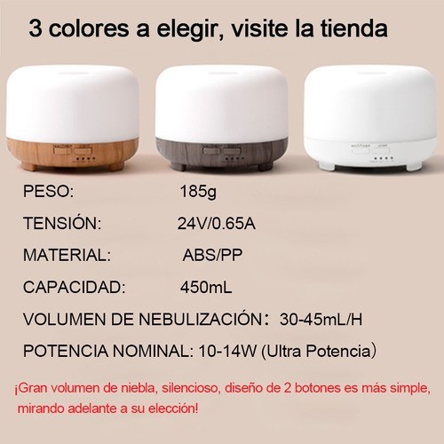 "Difusor De Aceites Esenciales Aromas Humidificadores Casa Verde "