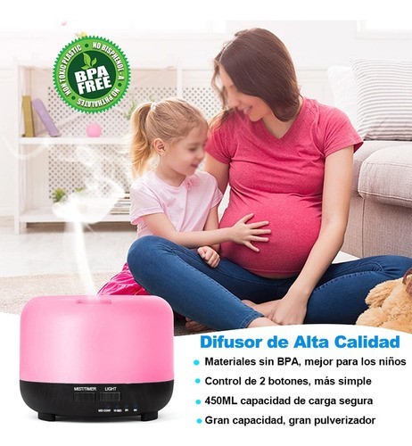 "Difusor De Aceites Esenciales Aromas Humidificadores Casa Verde "