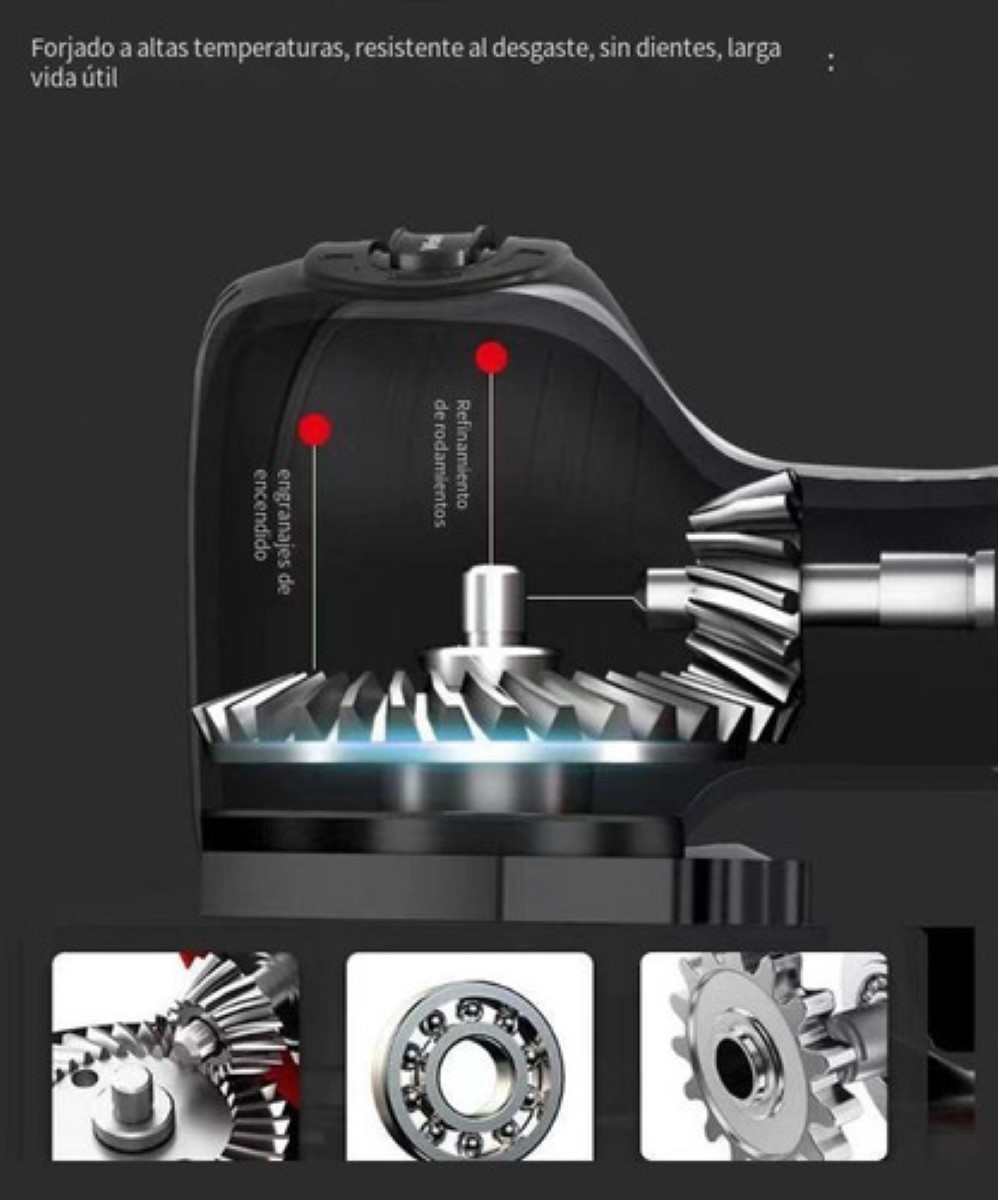 "Amoladora Angular Pequeña Inalámbrica De 16.8v 75mm 30000rpm Rojo "