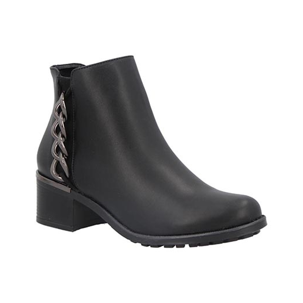Botas Suzy Love 4079 Botin Mujer Elegante Vestir Color Negro Compraymas