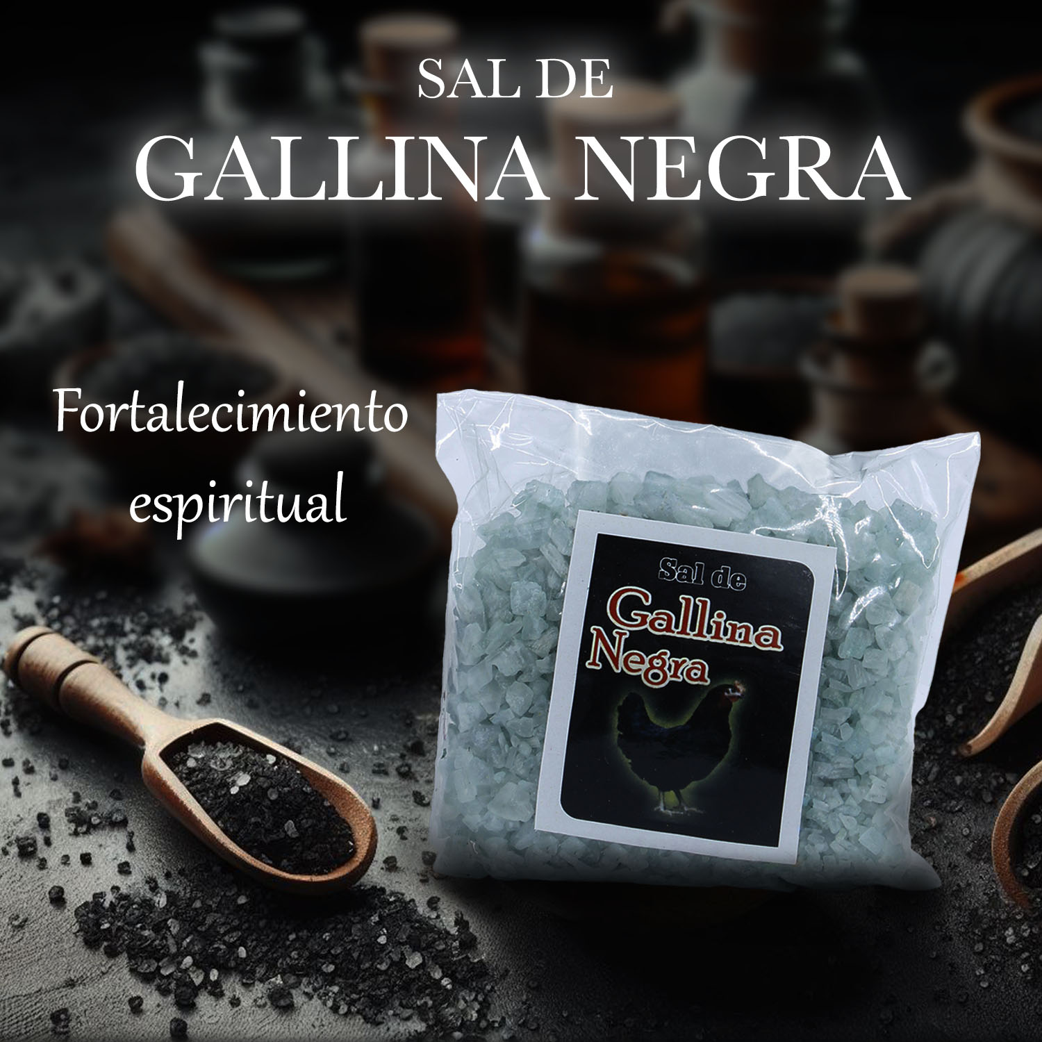 Poderoso baño de plantas Gallina Negra quita trabajo