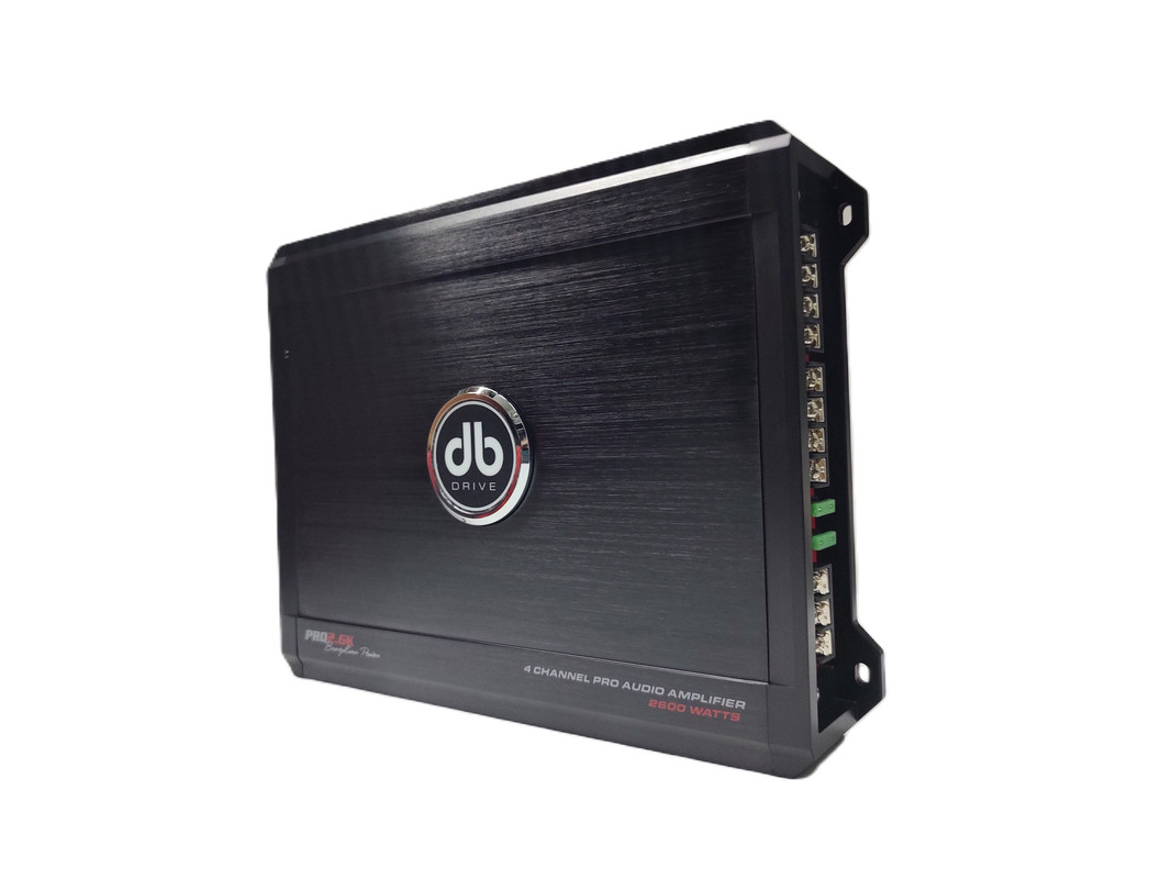Amplificador 4 Canales DB Drive PRO2.6K 2600 Watts Clase AB.