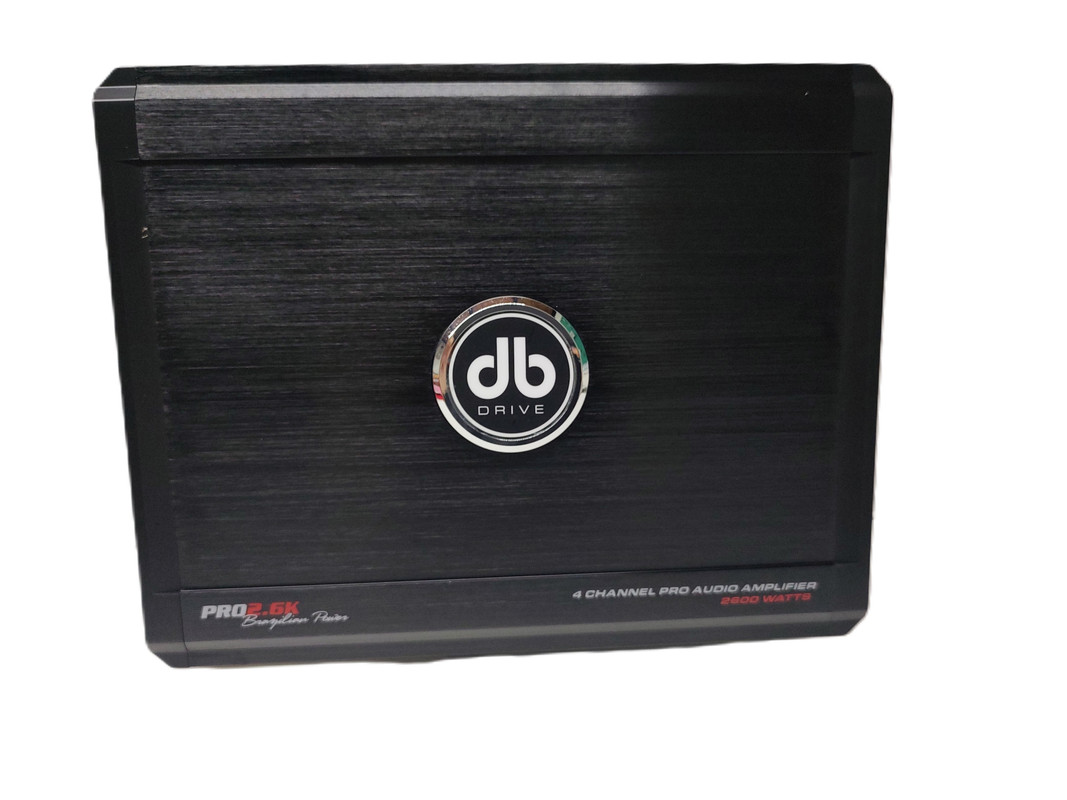 Amplificador 4 Canales DB Drive PRO2.6K 2600 Watts Clase AB.