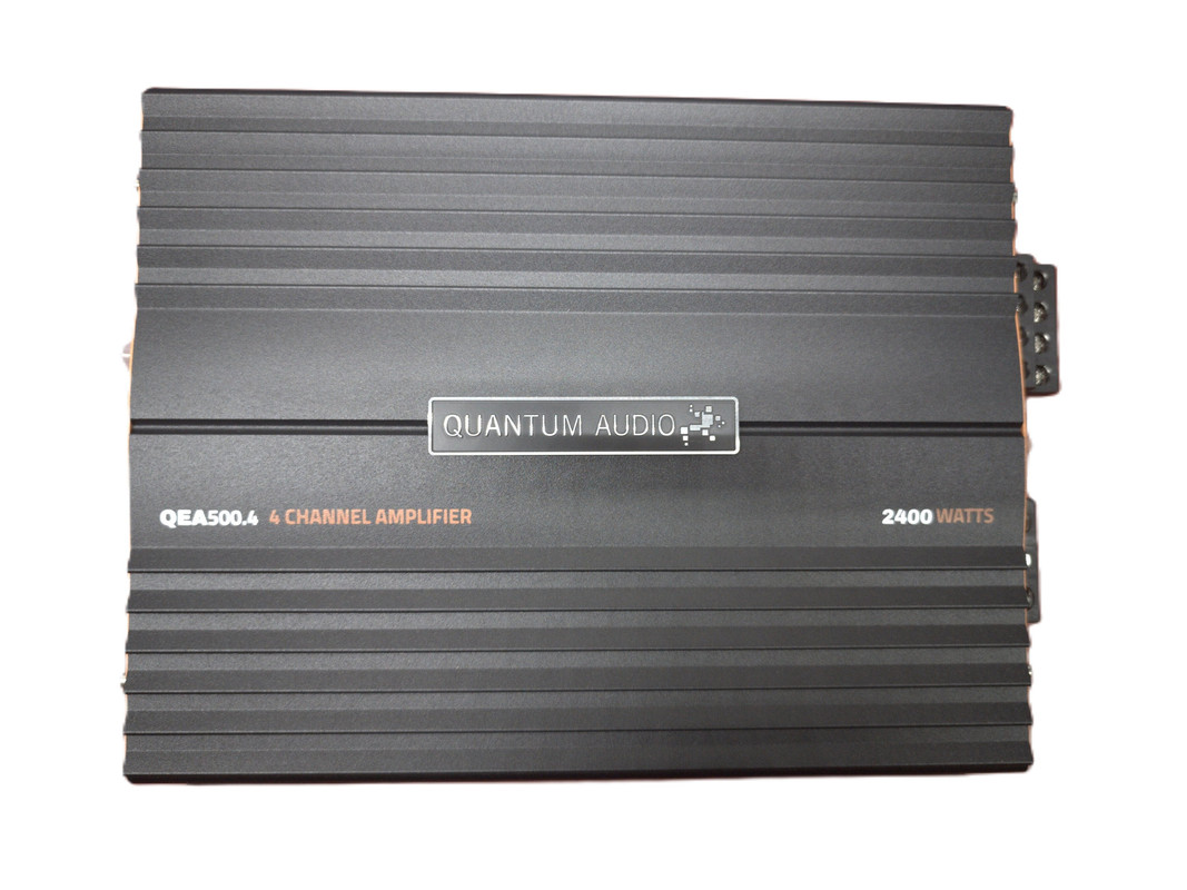 Amplificador 4 Canales Quantum QEA500.4 2400W Clase AB.