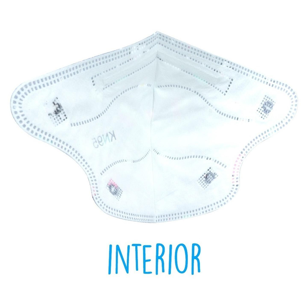 10 Cubrebocas kn95 Infantil Certificado, con 4 capas de protección, Edad sugerida 4 a 10 años. Mascarilla fabricada en  polipropileno, algodon y elástico, desechable.