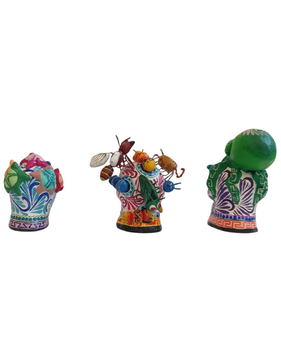 Kit de 3 craneos mini con diferentes temáticas 