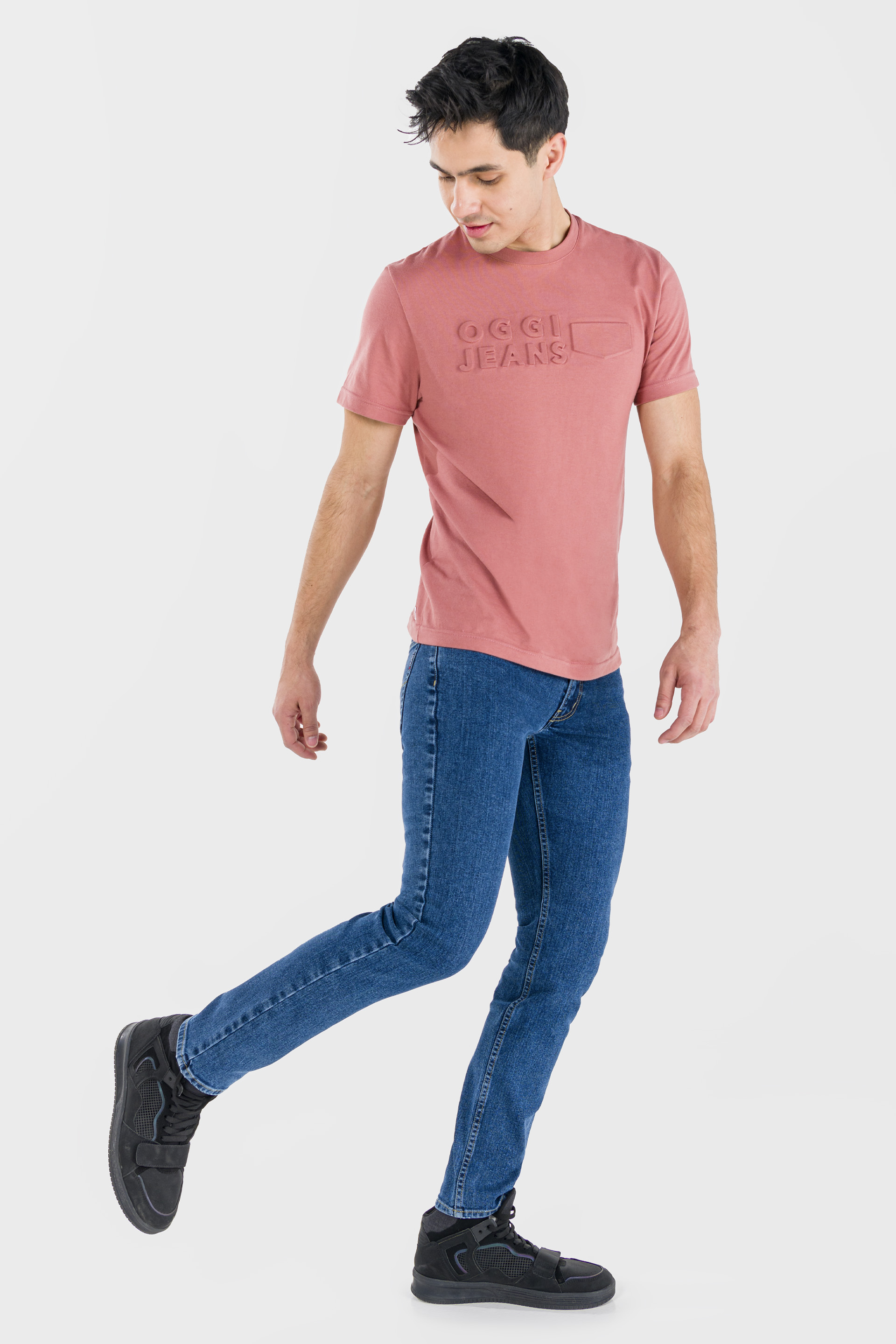 Pantalón Oggi Jeans De Mezclilla Para Hombre Iron Movin Slim