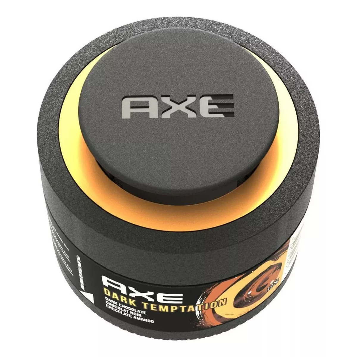 Aromatizante Auto AXE GEL Dark Temptation Chocolate Obscuro.