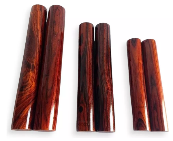 Pack Claves Musicales Granadillo 15cm-17cm-20cm 