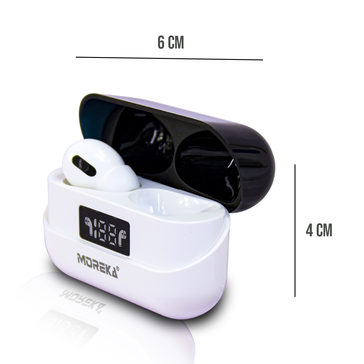 Auriculares Gamer Moreka In-ear E-304 Con Pantalla Digital