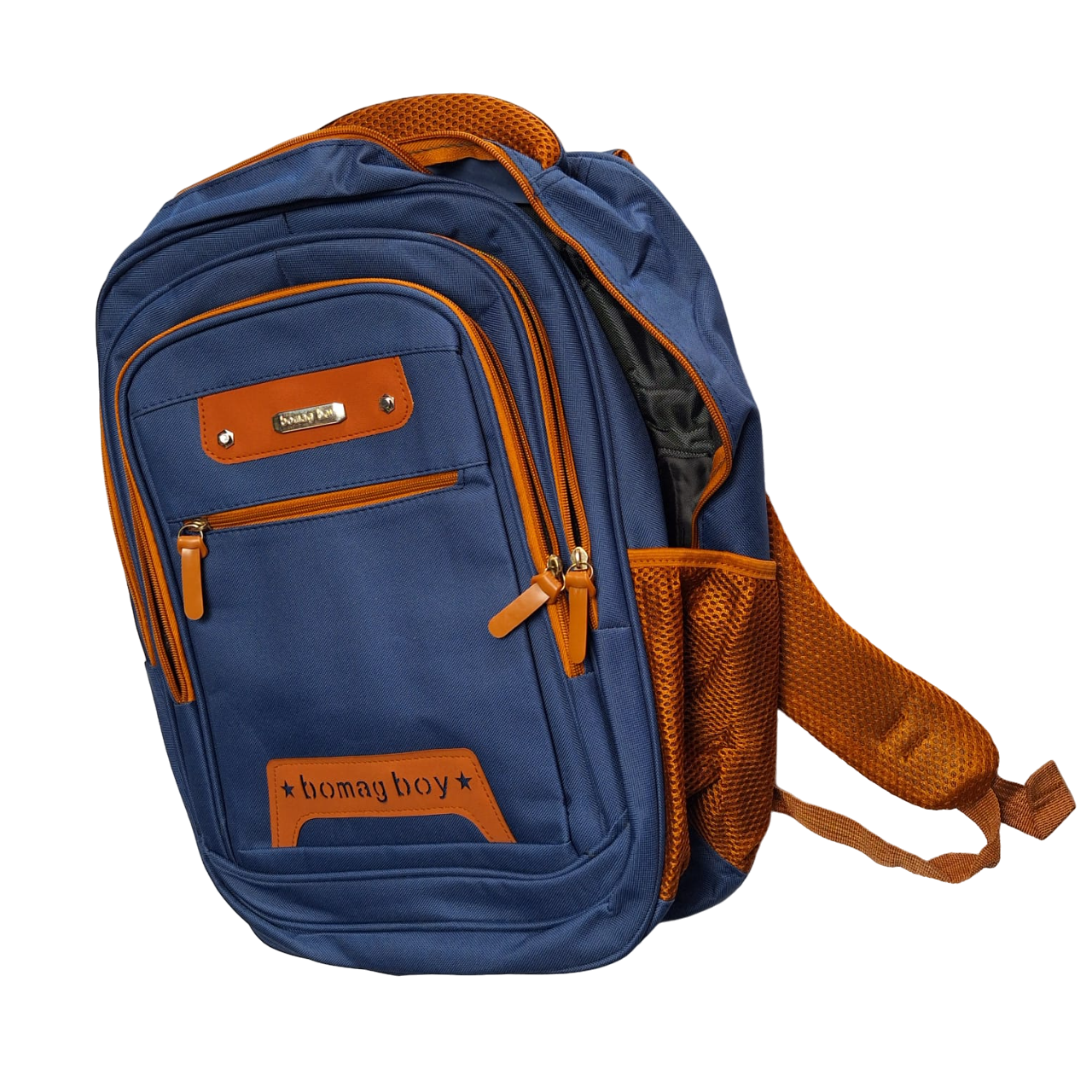 Mochila Escolar Bolsa De Viaje De Gran Capacidad Para Caballero Color Azul