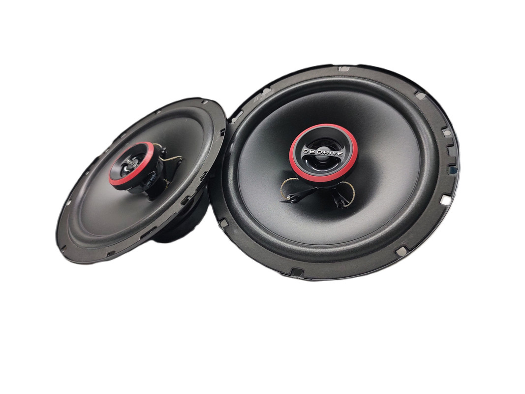 Db Drive DB6 6.5" 2-Way Car Speakers - 120W 4 Ohm Coaxial Speakers