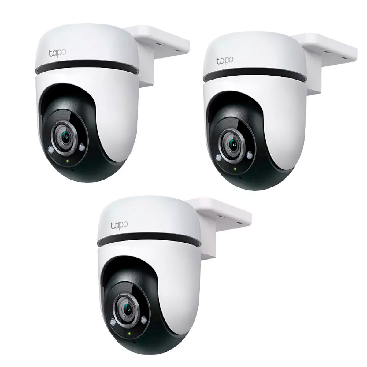 Kit 3 Camaras De Seguridad Wifi Tp-link Tapo C500 2mp Mayore