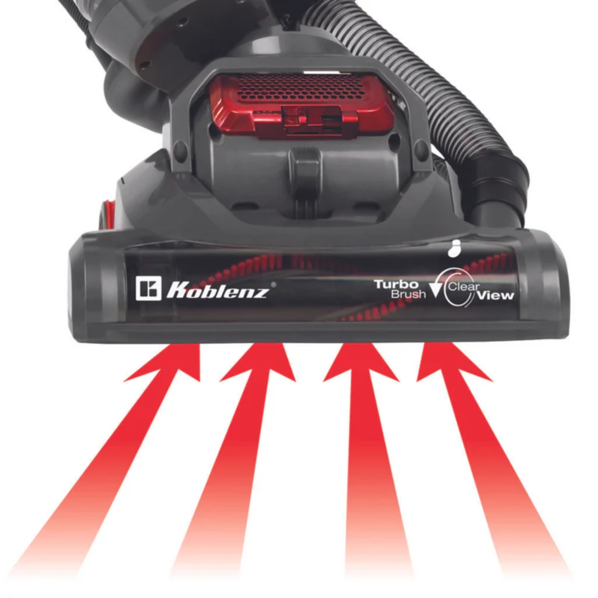 Barredora Aspiradora Koblenz UMA-1200 Aria Pisos/Alfombras Gris/Rojo ENDY6.