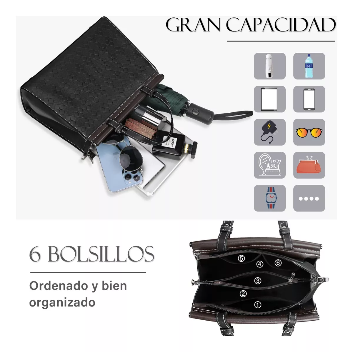 Bolso Para Mujer Bolso Crossbody Bandolera Dama