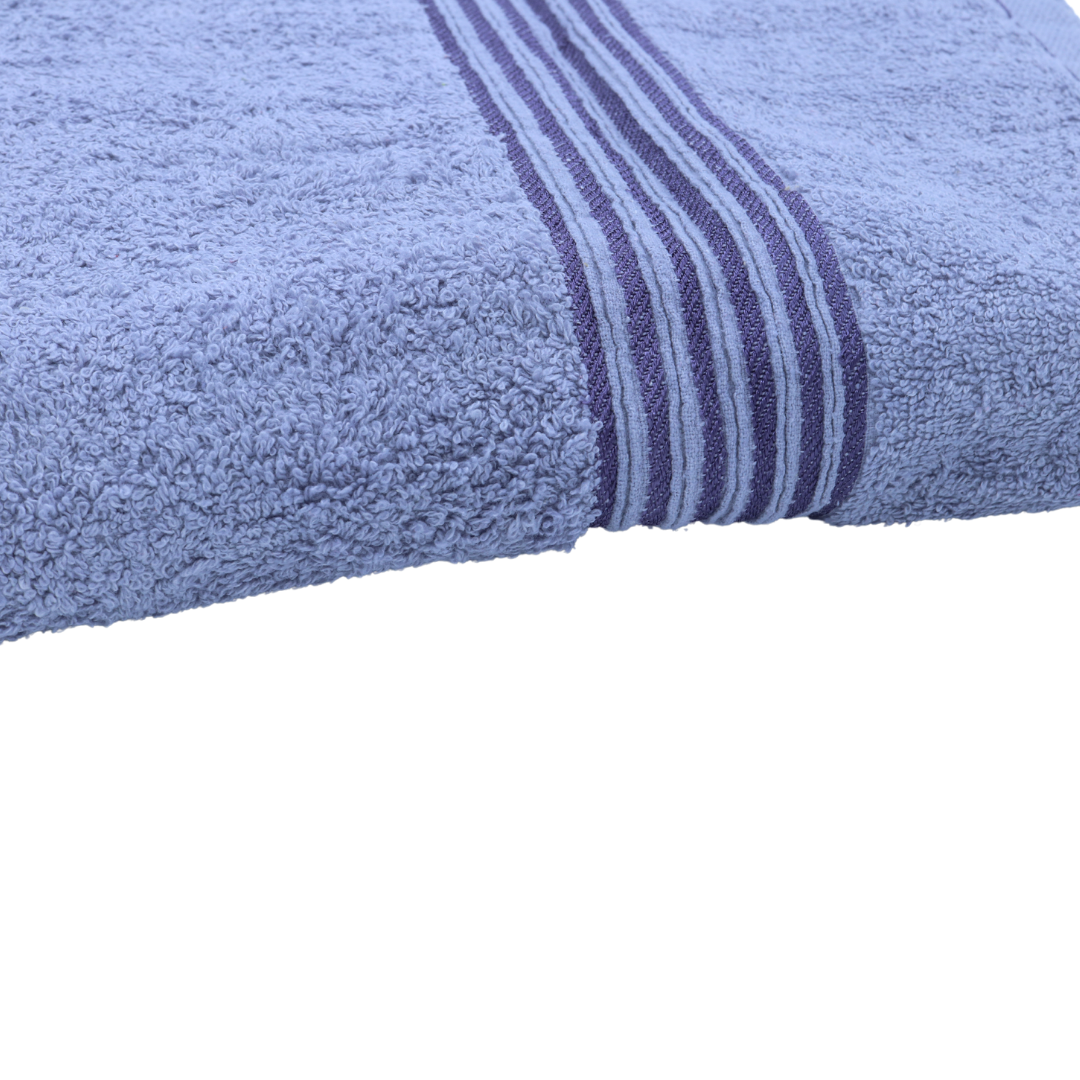 Toallas de baño Grandes de algodón 80%, Juego de 5 Toallas, 600 Gramos por Metro Cuadrado, Colores Vibrantes Secado rápido y superabosrbentes (3 Listones)