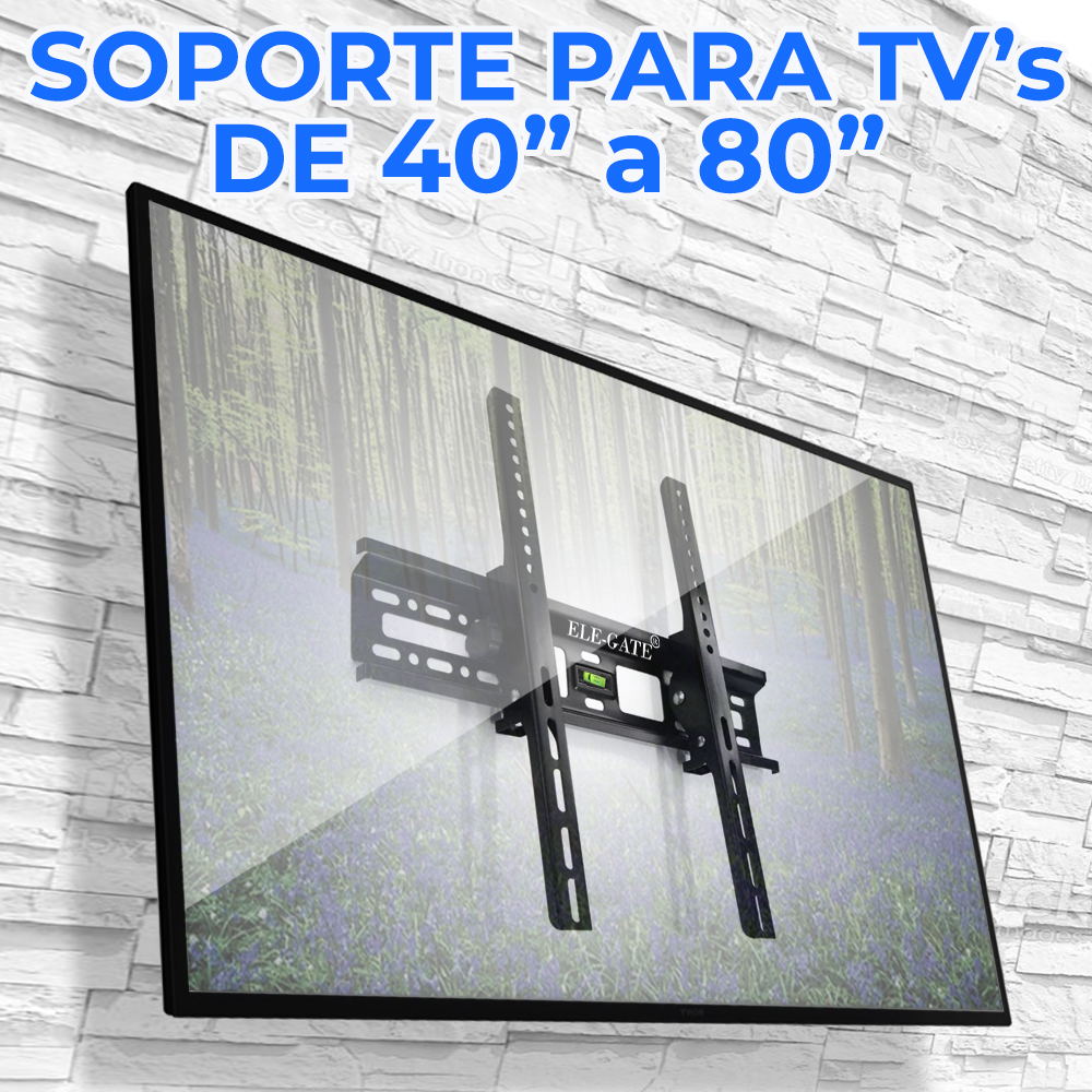 Soporte Fijo para Tv Pantalla 40 A 80 Pulgadas Extralargo
