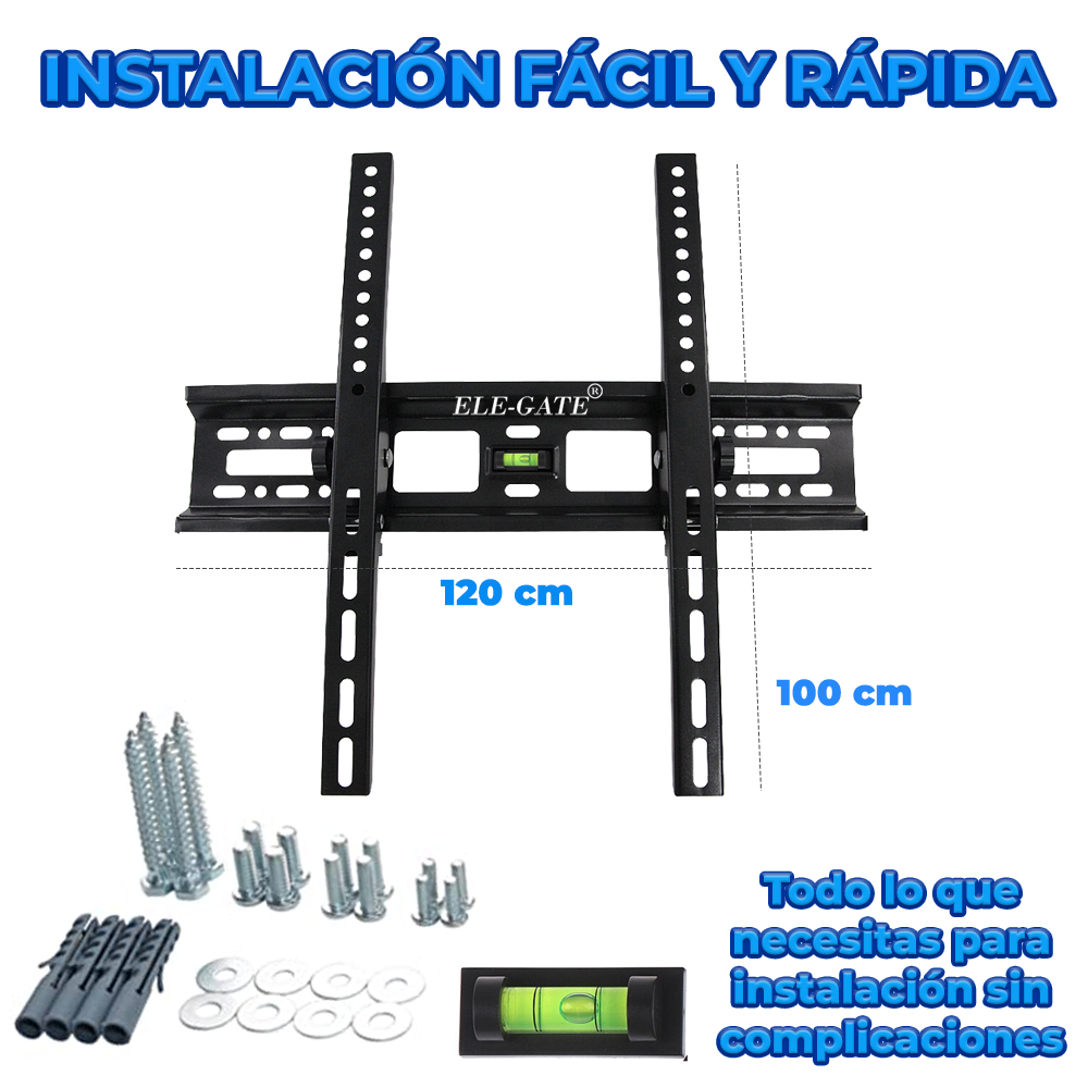 Soporte Fijo para Tv Pantalla 40 A 80 Pulgadas Extralargo