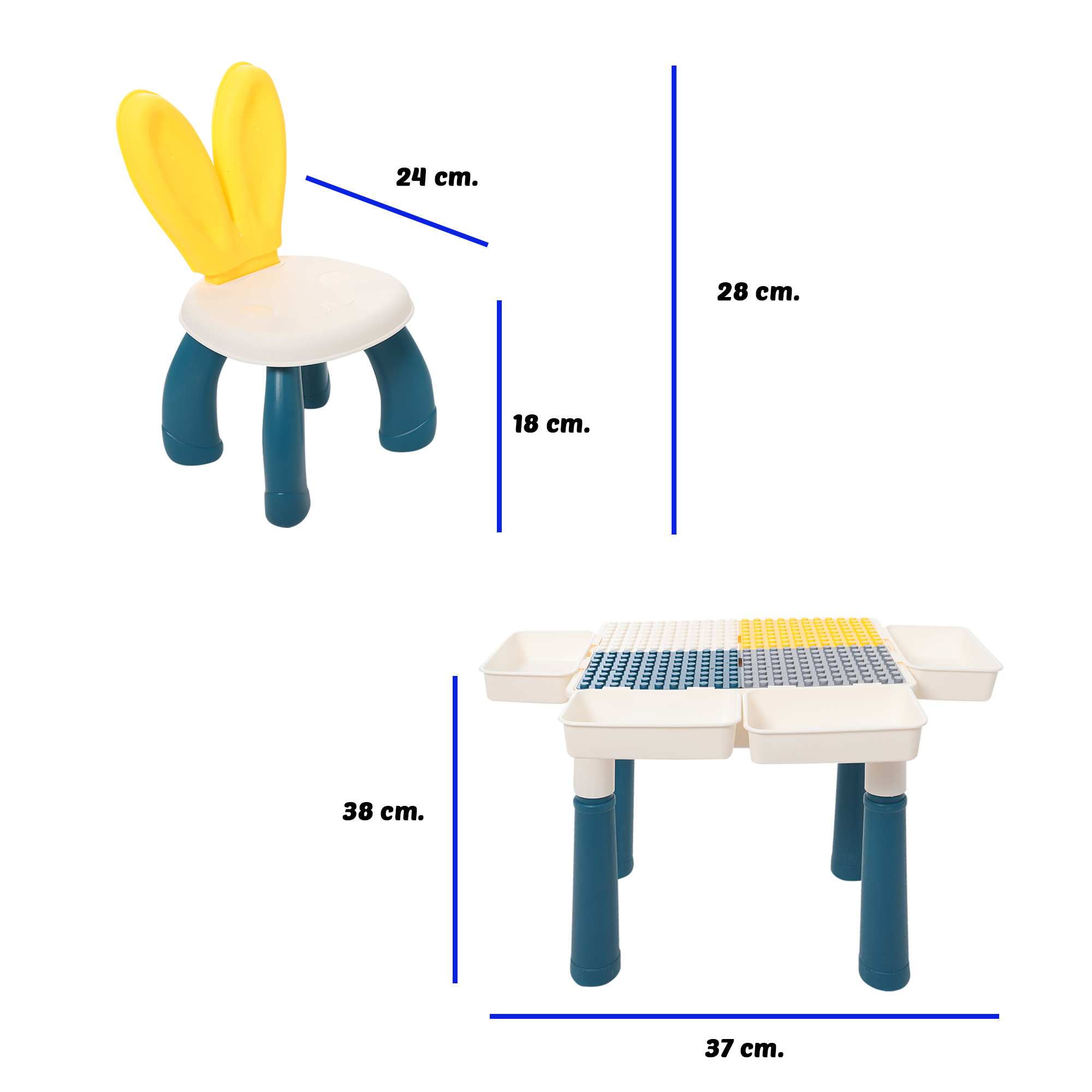 Mesa De Juego Actividades De Bloques Construcción Para Niños Lego.