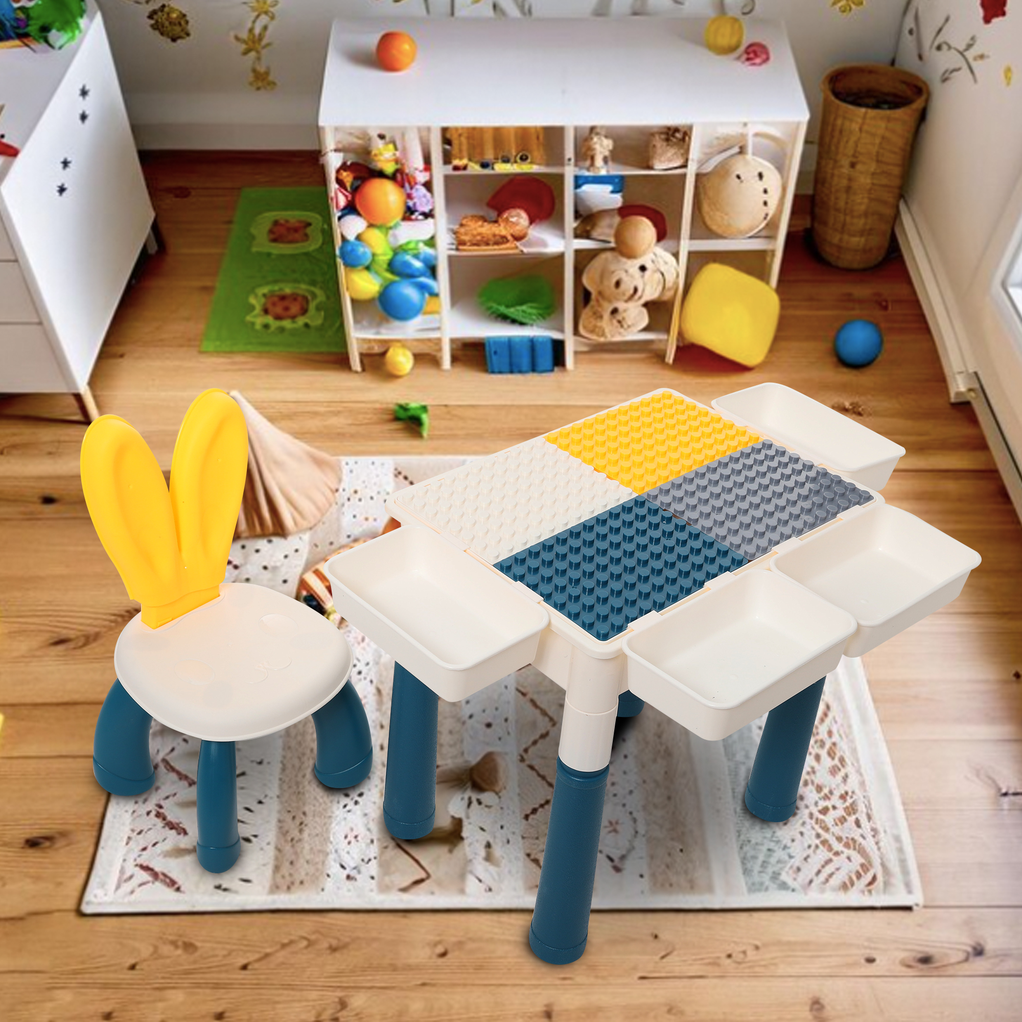 Mesa De Juego Actividades De Bloques Construcción Para Niños Lego.