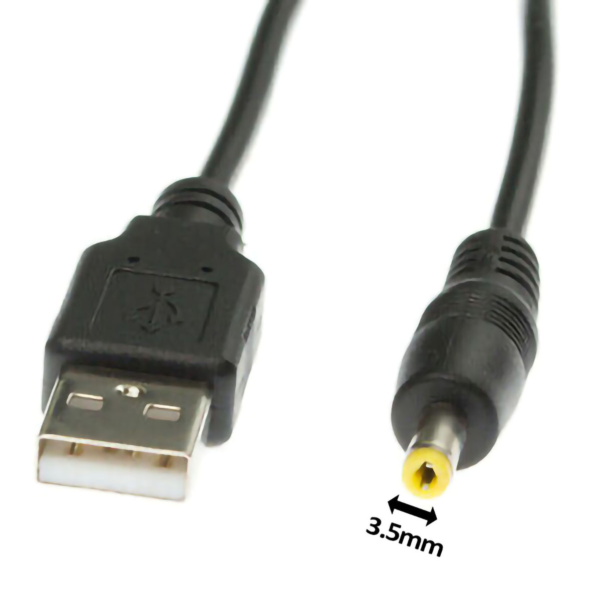 Paquete 10 Cables USB Carga Punta Amarilla 3.5mm Bocina Tablet.
