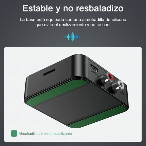 "Bluetooth 5.0 Receptor/transmisor Adaptador Inalámbrico Lcd "